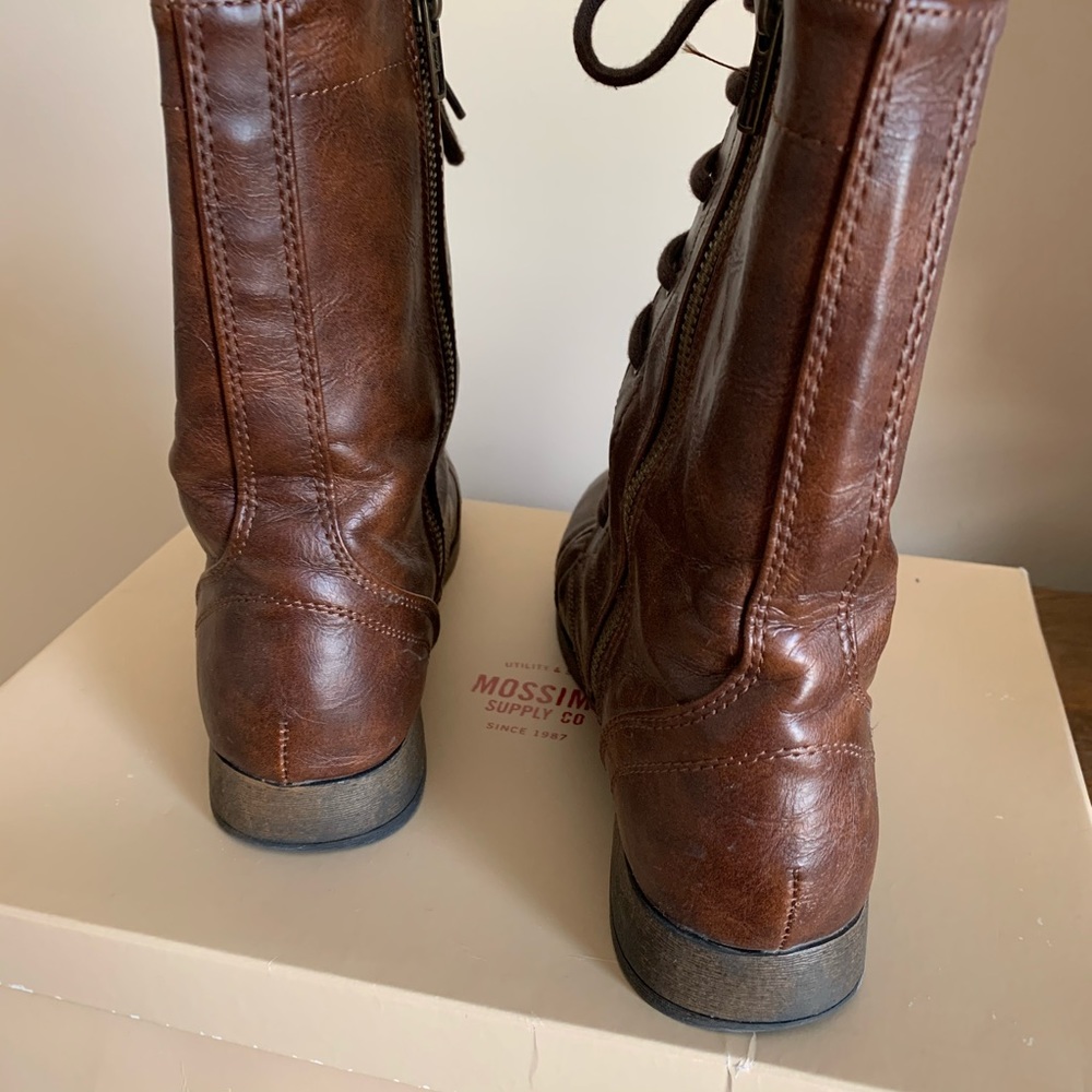 Mossimo Brown Combat Boots - Picture 3 of 6